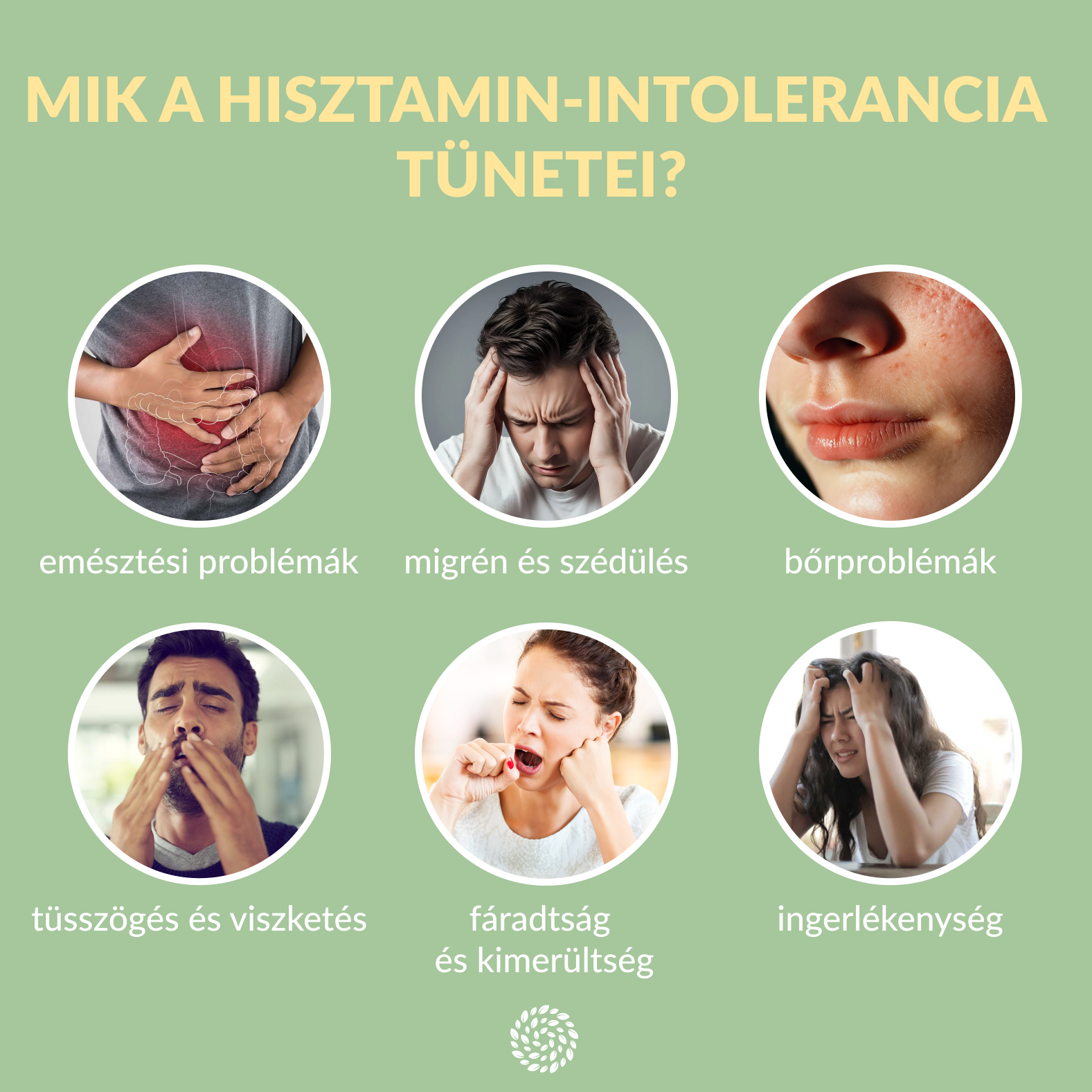 infografikus HIT tünetek